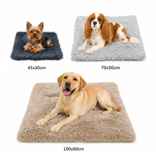 Pet plush cushion bed - bed, soft