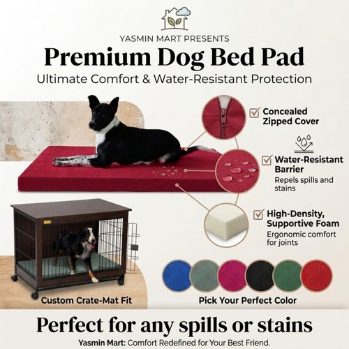 Waterproof dog crate - crate, mattress