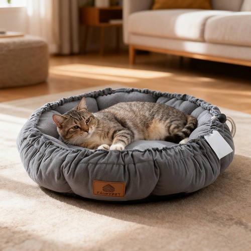 Dog bed soft pet cushion - bed, large