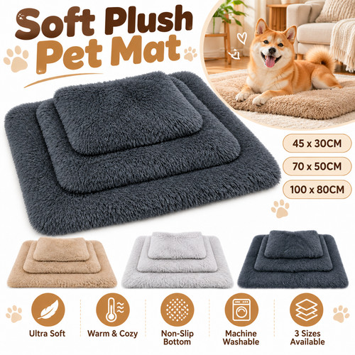 Dog bed soft pet cushion - dog,