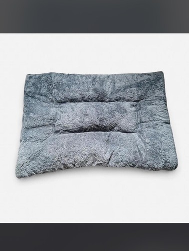 Grey plush dog - grey, mat.