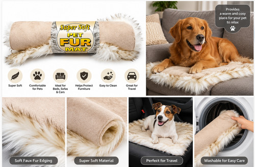 Dog pet fur mat - dog, soft